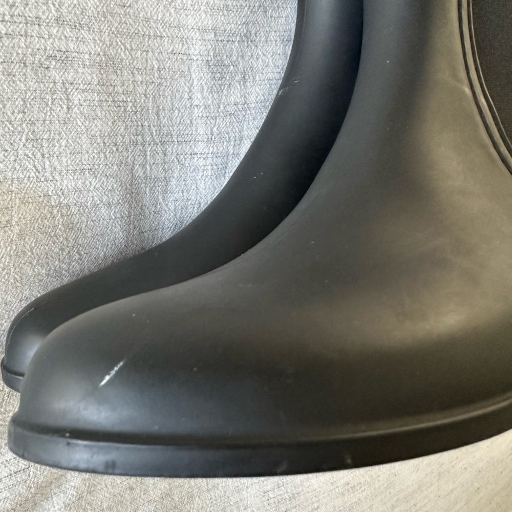 Jeffrey Campbell Havana Last Matte Black Chelsea Ankle Rain Boots, Size 9 - Picture 8 of 8